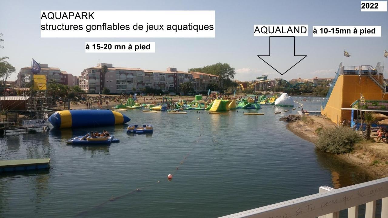 Lara 2 - T2 Balcon Piscine Lit Double & Clic-Clac Parking Pres Du Centre-Port Et Ile Loisirs Agde Eksteriør billede